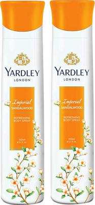 

Yardley London Sandal Body Spray - For Women(300 ml, Pack of 2)