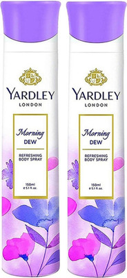 

Yardley London Morning Body Spray - For Women(300 ml, Pack of 2)