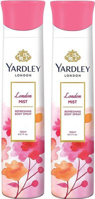 

Yardley London MORNING DEW Body Spray - For Women(300 ml, Pack of 2)