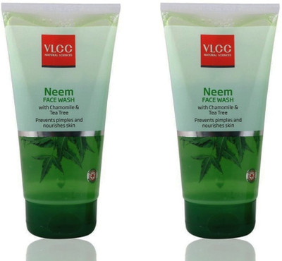 VLCC Neem Facewash With Chamomil & Tea Tree Epic Cambo Facewash (300 ml) Face Wash(10 ml)