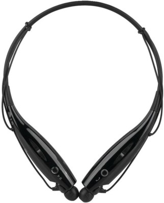 SSN Global HiFi HBS-730 3D Ultra Bass Powerful Sound Neckband Bluetooth Earphones S199 Bluetooth Headset(Black, In the Ear)