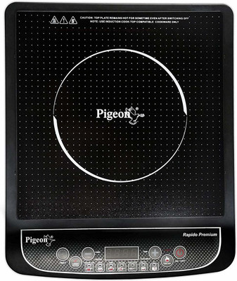 

Pigeon induction cook top Induction Cooktop(Black, Touch Panel)
