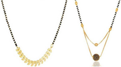 nilkanth Latest Design Combo of 2 Mangalsutra in Excellent Quality Mother of Pearl Mangalsutra