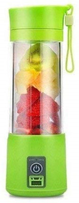 

Heirloom Quality Portable USB Juicer Bottle Blender Rechargeable 100% Food Grade 0 Juicer Mixer Grinder(Green, 1 Jar)