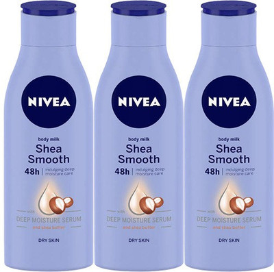 NIVEA Body Milk Shea Smooth 48h Deep Moisture (3 x 200ml)(600)