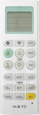 LipiWorld 164 Universal AC Remote Compatible for  York AC Remote Controller(White)