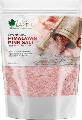 Bliss of Earth Authentic Himalayan Pink Salt for Healthy Cooking Himalayan Pink Salt(500 g)