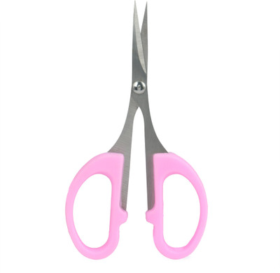 BOSCO Small Stainless Steel Scissors All Purpose Scissor, Pack of 1 Scissors(Set of 1, Silver, Pink)