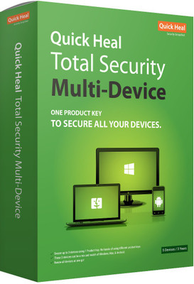 Quick Heal Total Security 5.0 User 3 Years(CD/DVD)