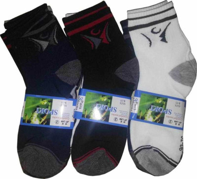YOUR SHOPPING STORE Men Printed Ankle Length(Pack of 3)