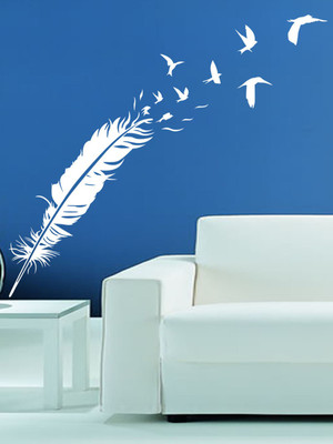 Decora 60 cm Wings Of Hope Self Adhesive Sticker(Pack of 1)