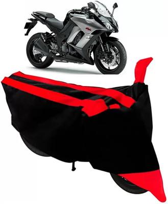 ELECTRIBLES Two Wheeler Cover for TVS(Apache RTR 160, Red, Black)