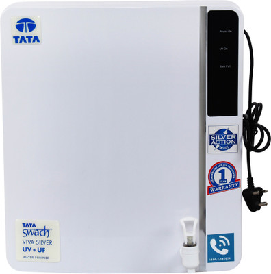 Tata Swach Viva Silver UV + UF 6 L UV + UF Water Purifier(Blue)