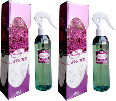 OSR Lavender Spray Lavender Air Freshner Spray 250ML Each (Pack of 2)(2 x 250 ml)