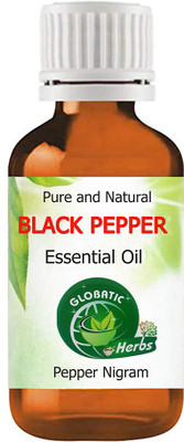 

Globatic Herbs BLACK PEPPER Oil (Piper Nigram)100% Natural and Pure(10 ml)