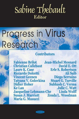 Progress in Virus Research(English, Hardcover, unknown)