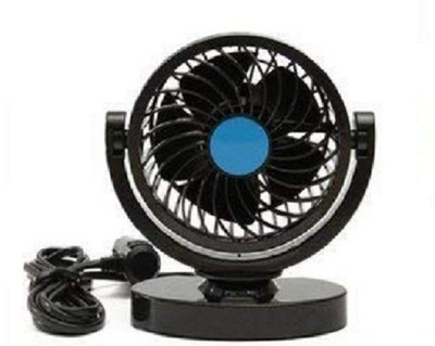 PRTEK 2V/24V Cooling Car Fan 360 Degree Rotatable Air Conditioner for Vehicle Truck RV SUV or Boat(Single) Car Interior Fan(12 V)