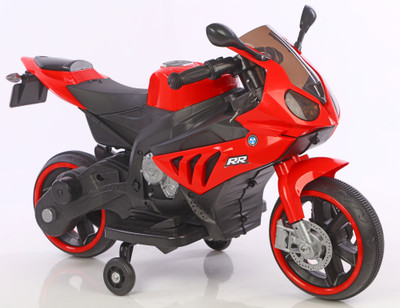 Toy House Bike with Rechargeable battery operated Ride-on for kids(2 to 5yrs),Red Bike Battery Operated Ride On(Red) at flipkart