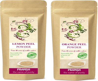 

Pramsh Premium Quality Lemon & Orange Peel Powder Combo 100gm Each(200 g)