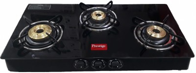 Prestige Marvel Plus GTM 03L Glass Manual Gas Stove(3 Burners)
