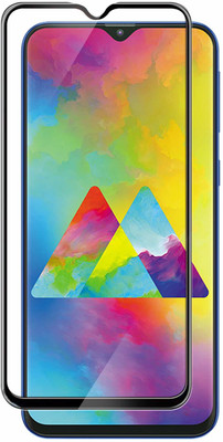 TINGTONG Edge To Edge Tempered Glass for Samsung Galaxy M20(Pack of 1)