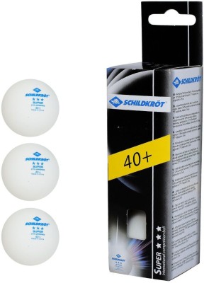 Donic Table Tennis Ball Table Tennis Ball  (Pack of 3, White)