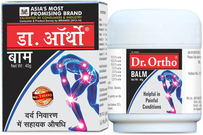 Dr. Ortho Balm 40gm, 100% Ayurvedic Balm(40 g)