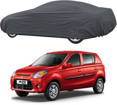 AutoRetail Car Cover For Maruti Suzuki Alto 800 (Without Mirror Pockets)(Grey, For 2018 Models)