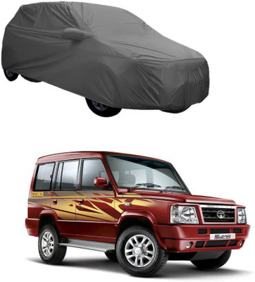 ANLOPE Car Cover For Tata Sumo Grande (With Mirror Pockets)(Grey)