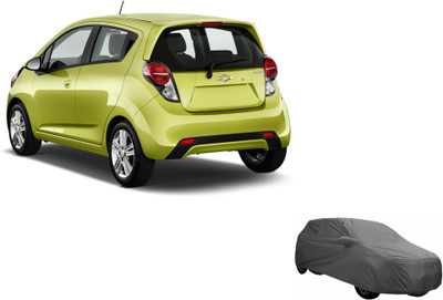 ANLOPE Car Cover For Chevrolet Spark (With Mirror Pockets)(Grey)