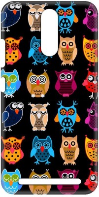 Smutty Back Cover for Lenovo Vibe K5 Note - Owl Print(Multicolor, Hard Case, Pack of: 1)