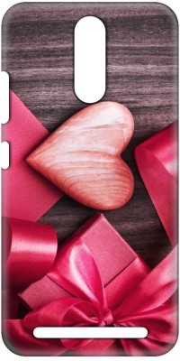 Smutty Back Cover for Lenovo Vibe K5 Note - Pink Heart Print(Multicolor, Hard Case, Pack of: 1)