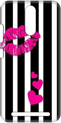 Smutty Back Cover for Lenovo Vibe K5 Note - Lipstick Print(Multicolor, Hard Case, Pack of: 1)