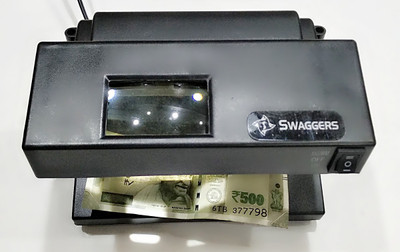 DRMS STORE FAKE MONEY DETECTOR MG ,UV LAMP Countertop Currency Detector(MG)