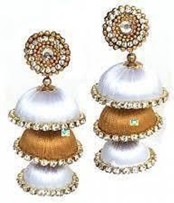 khandelwal impex EARRING Pearl Silk Dori Jhumki Earring