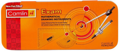 Camlin instrument box Geometry Box(Orange)