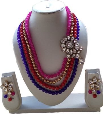 jpart Alloy Multicolor Jewellery Set(Pack of 1)