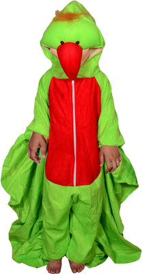 Anmol Dresses AD Parrot Costume for Kids Age 04-10| |high Quality Material|Use for School competitions, Events, Annual Functions. Kids Costume Wear