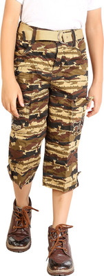 AD & AV Three Fourth For Boys(Brown Pack of 1)