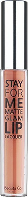 

STAY FOR ME Moist Glam Lip Lacquer / Gloss | Light, Quick-Drying & Smudge Resistant Liquid Lipstick | Colour  06- Forever You(0.5 ml, 06- Forever You)