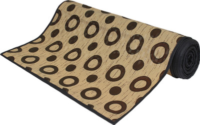 LITHARA PVC (Polyvinyl Chloride) Drawer Mat(Beige, Black, Medium)