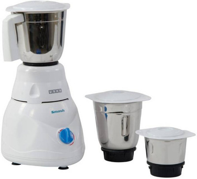 USHA A_2853 500 Mixer Grinder (3 Jars, White)