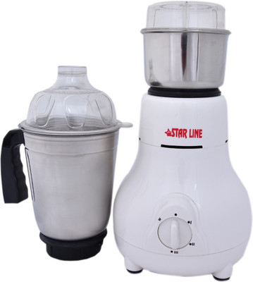 

STAR LINE GDS23P 400 Mixer Grinder(White, 2 Jars)