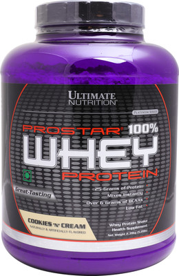Ultimate Nutrition Prostar 100% Whey Protein(2.39 kg, Cookies N