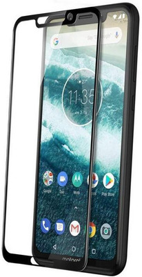 DSCASE Edge To Edge Tempered Glass for Motorola One Power(Pack of 1)