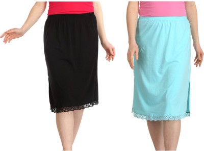 Splash Solid Women Straight Blue Skirt