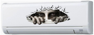 Decals Sticker 1225 cm Air Conditioner Sticker Ac Sticker AC Sticker and Wall Sticker Self Adhesive Sticker(Pack of 1)
