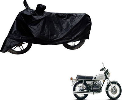 COVERPLANET Two Wheeler Cover for Yamaha(RD 350, Black)