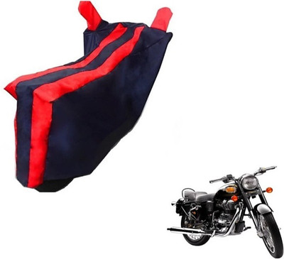 ELECTRIBLES Two Wheeler Cover for Royal Enfield(Thunderbird 350, Red, Black)