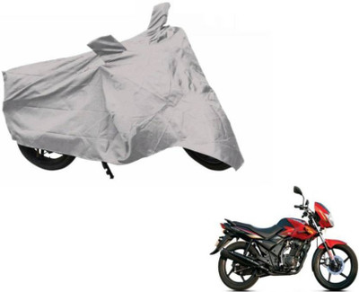 COVERPLANET Two Wheeler Cover for TVS(Flame SR125, Silver)